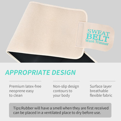 Waist Trainer for Women Sweat Band Trimmer Exercise Belt