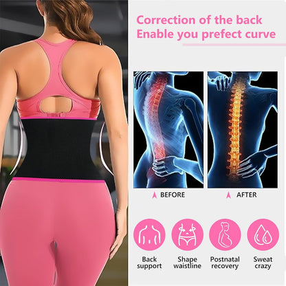 Waist Trainers for Women Belly Fat, Waist Sweat Band for Women