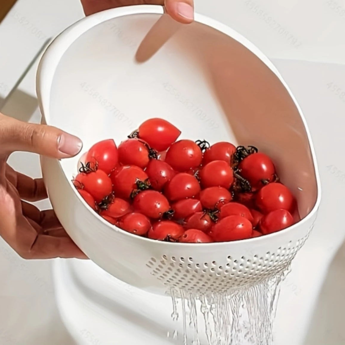 1 Piece of Rice Drainage Basket Rice Filter Fruit and Vegetable Drainage Sieve Kitchen Supplies Small Tools Multi-Purpose
