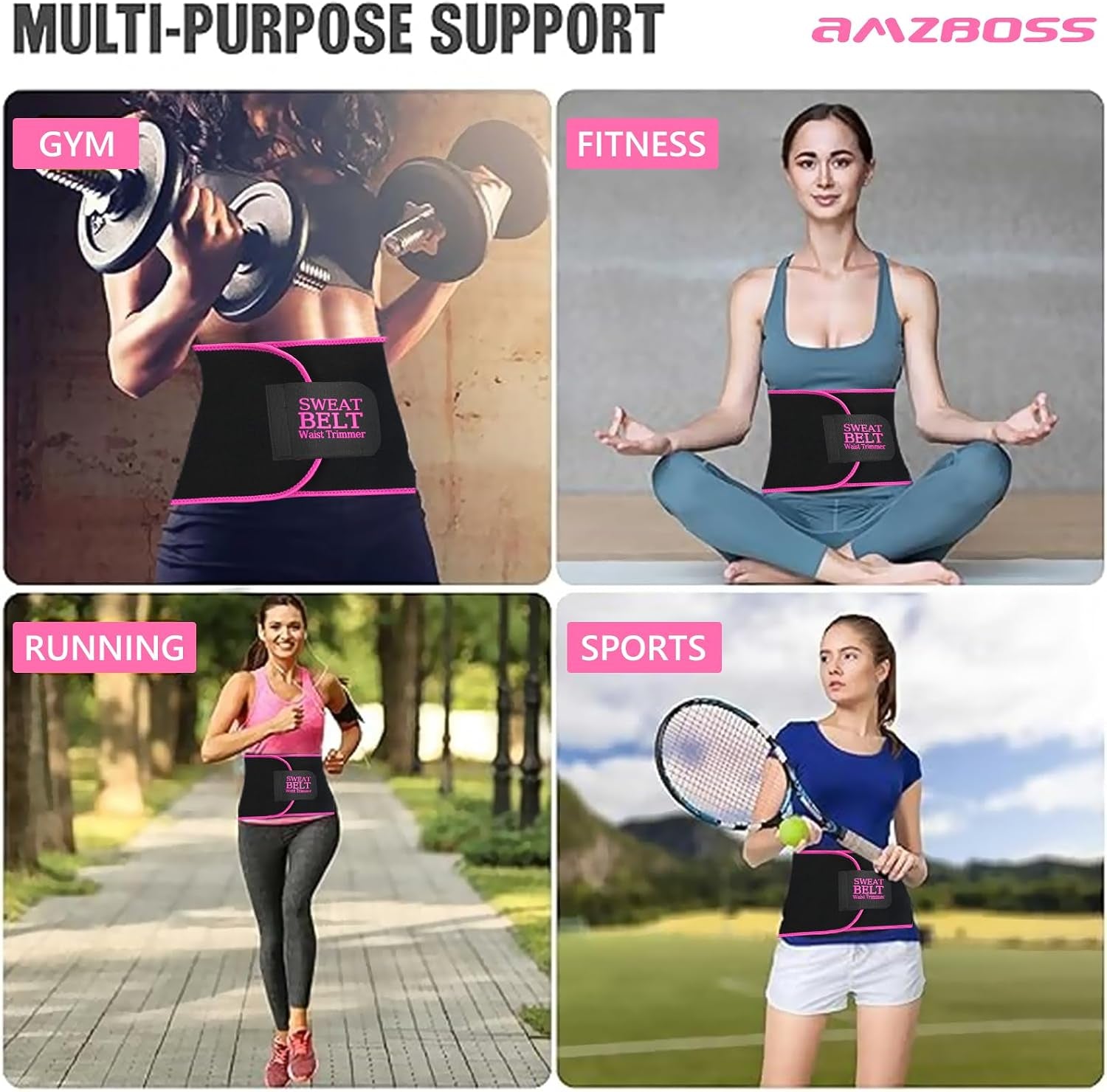 Waist Trainers for Women Belly Fat, Waist Sweat Band for Women